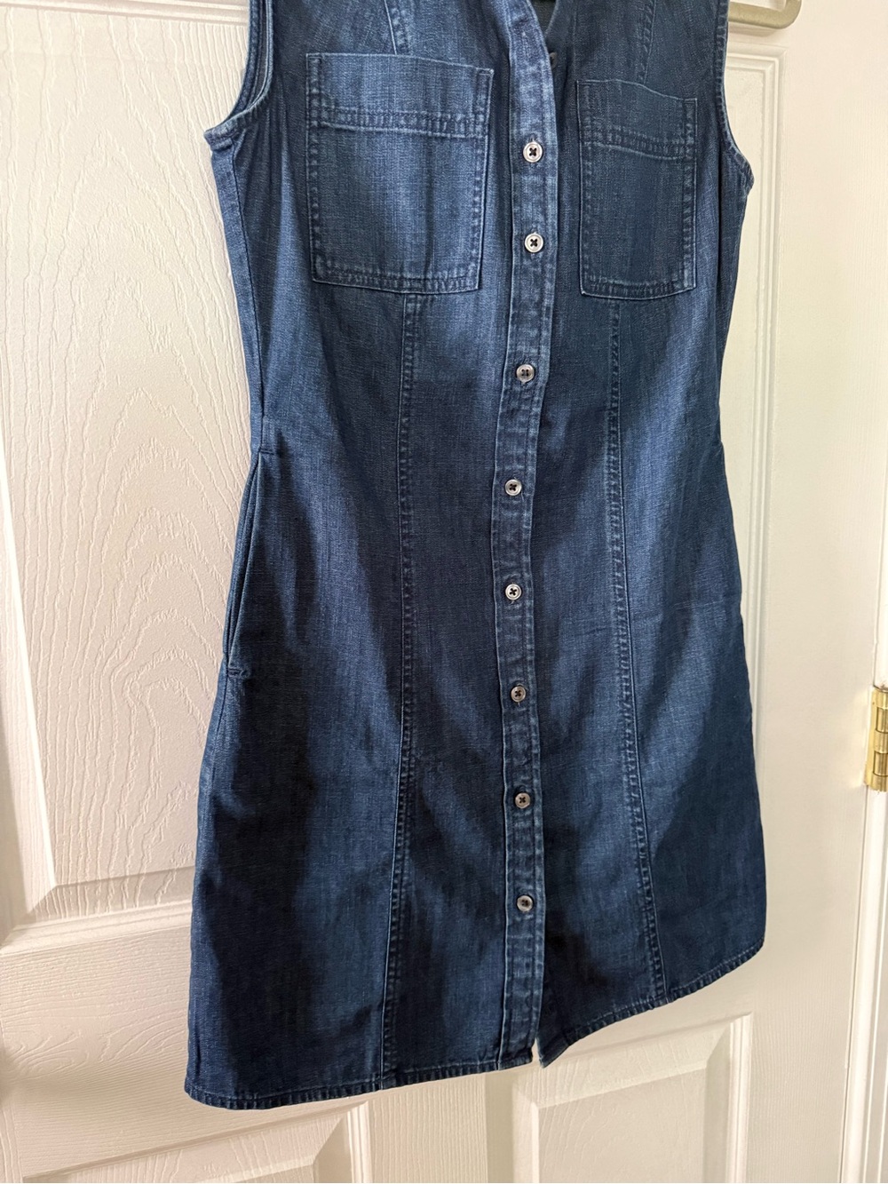 Mini Denim Dress - Picture 7 of 9